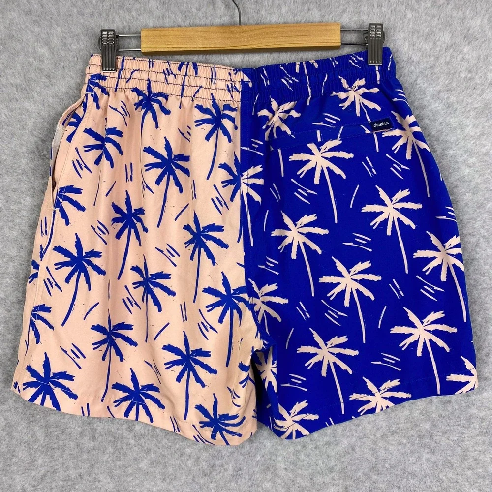 Chubbies Shorts Mens L Blue The Weekend Kings 5.5